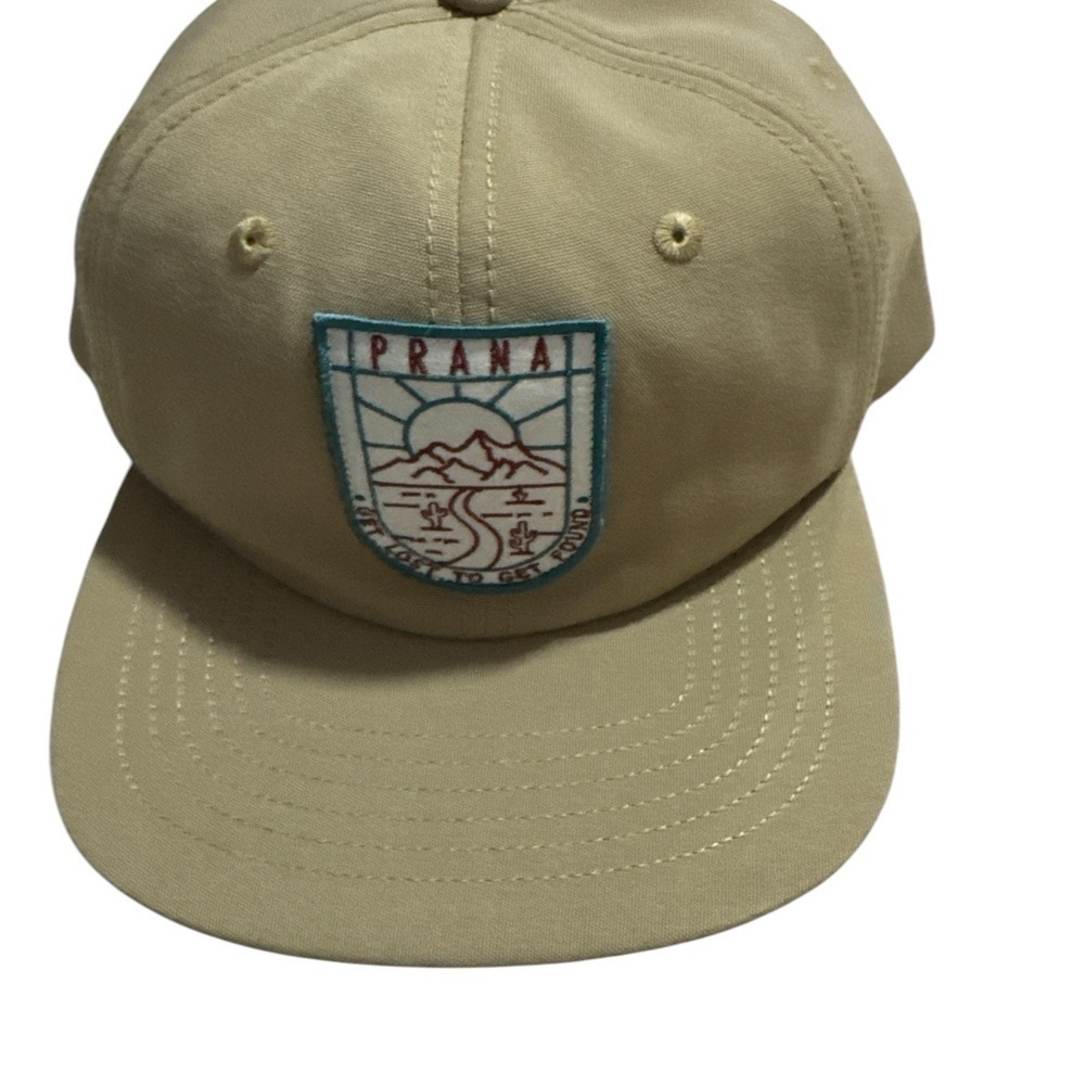 PRANA NWT Gazin Patch Hat in Tan